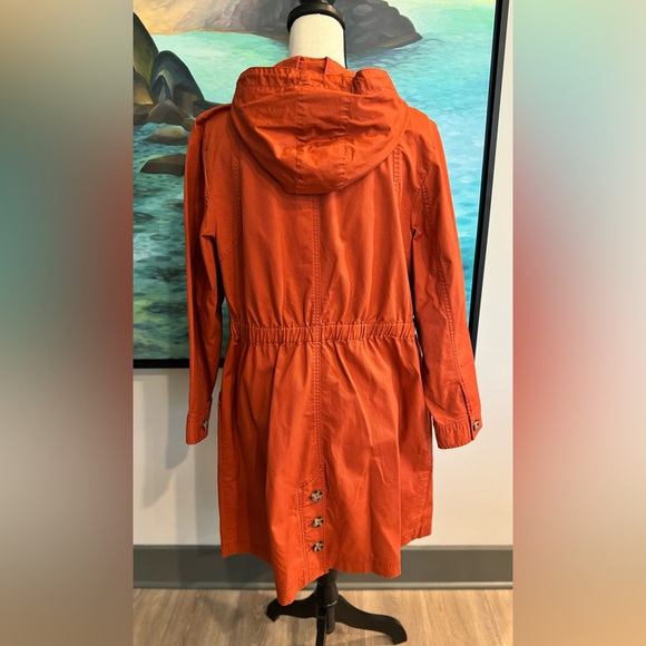 J Jill Lightweight Anorak in Bittersweet Rust - Picture 6 of 11